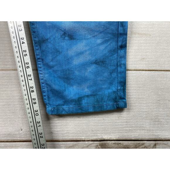 ANA A New Approach Jeans Womens 20W Blue Tie Dye Premium Skinny Ankle - Picture 5 of 12